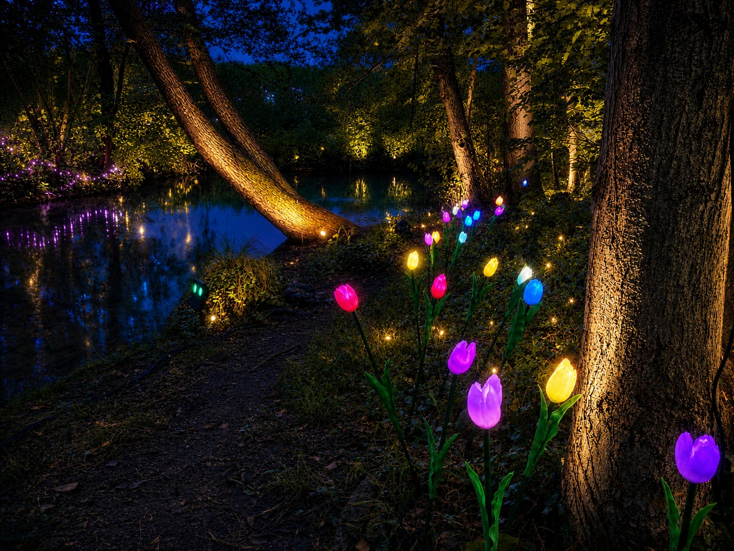 Illuminations — Illuminated flowers