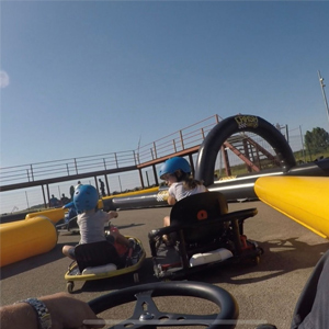 Karting connecté — lasers