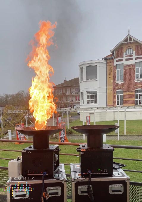 Les Générateurs de Flammes d'ACT (vasques)