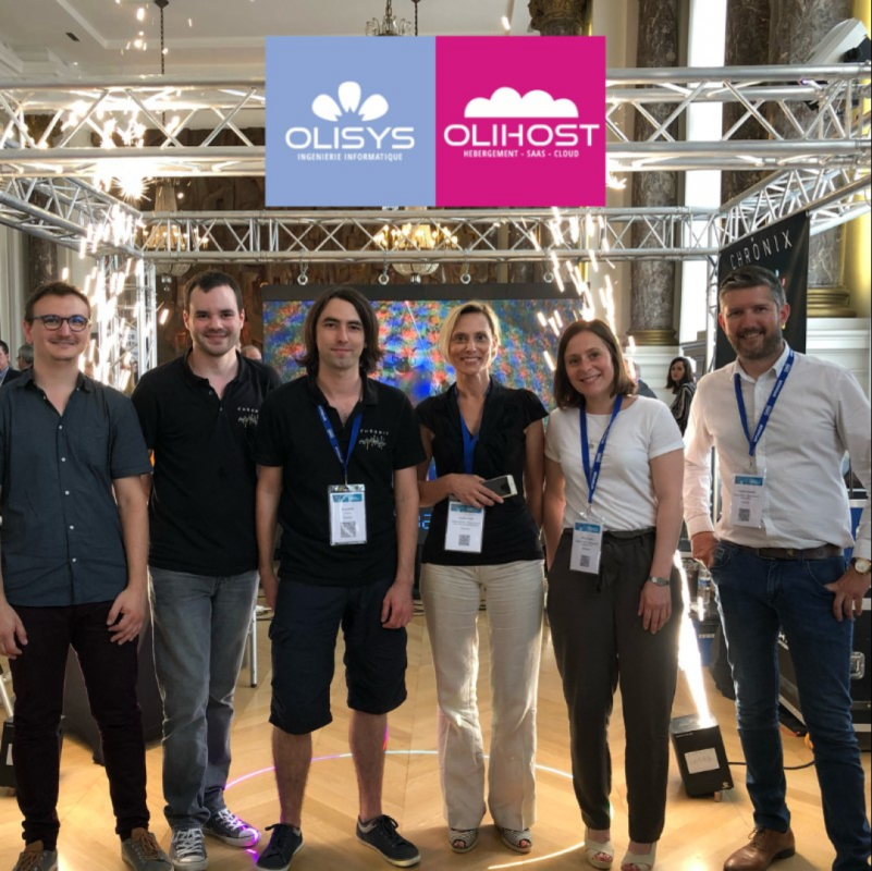 The Chronix team at the Salon des Entreprises