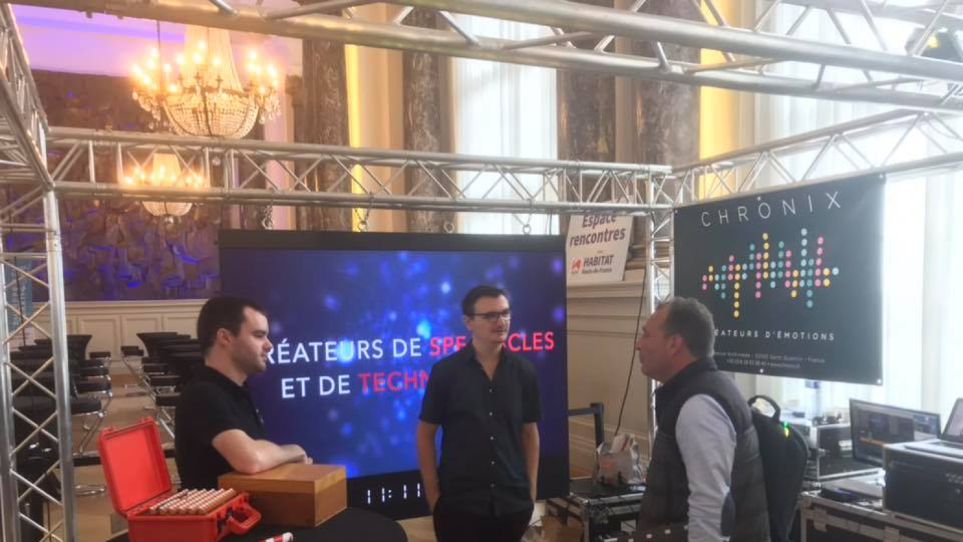 Chronix stand at the Salon des Entreprises