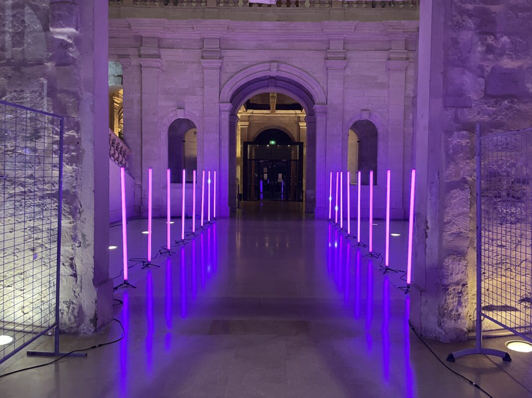 Chronix LED tubes at the École des Nouvelles Images